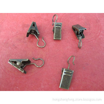 Retro Color Small Metal Curtain Pole Clip